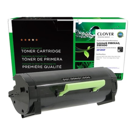 Clover Imaging Group Remanufactured High Yield Toner Cartridge for Lexmark MS517 201205P